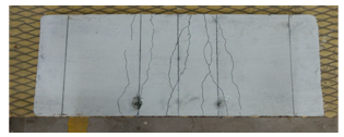 Crack patterns in slab panels