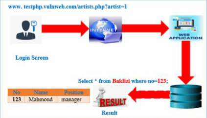 Web applications and databases interact