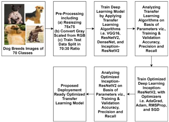 Overall Methodology of Implementing Optimized Transfer Learning for Dog Breed Classification