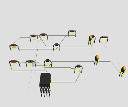 3D Module of protection circuit with Instrumentation amplifier